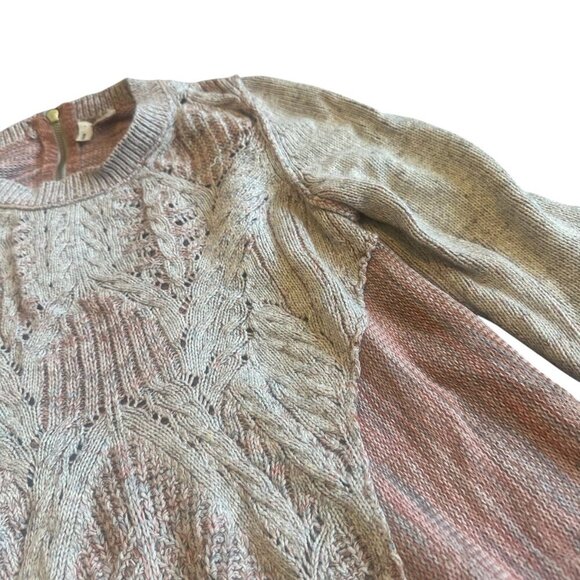 Moth Anthropologie Anita Swing Top Sweater Loose Weave Flowy Boho Size Small - Picture 8 of 14